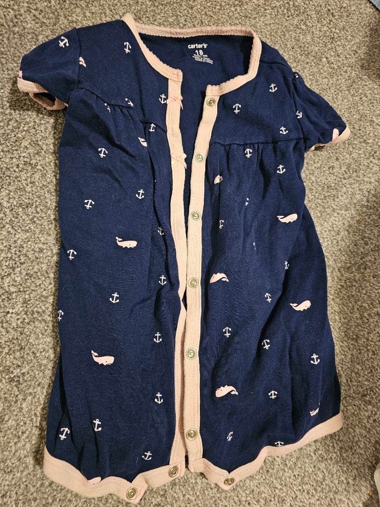 Carters 18 months romper summer girls outfit