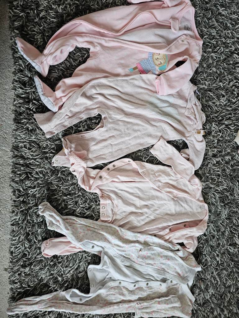 X4 bodysuits girls age 9-12 months