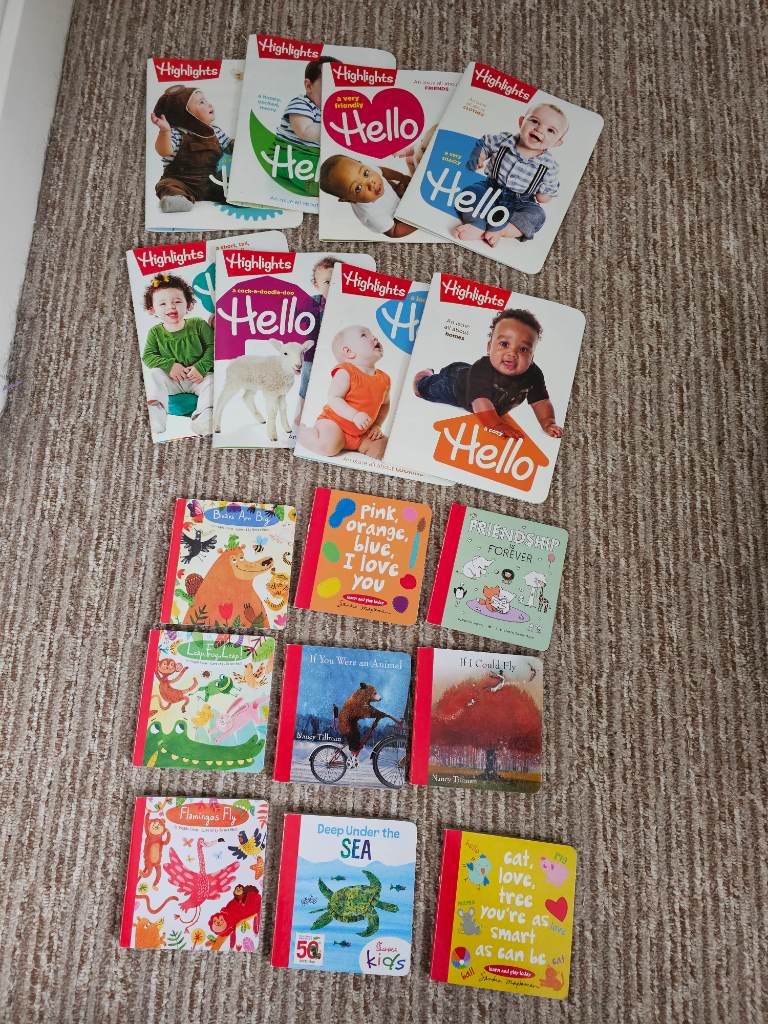 Toddler books bundle and magazines