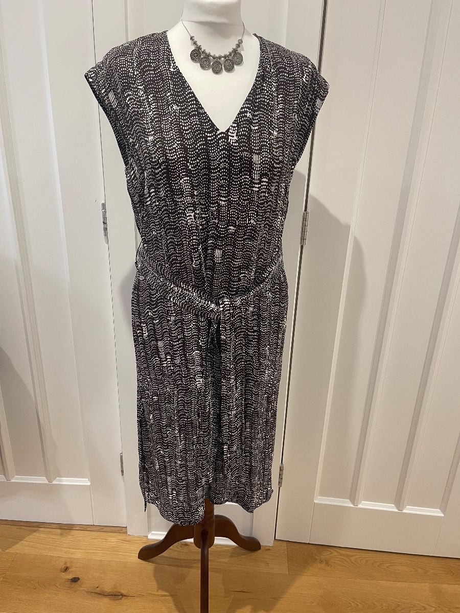 Jigsaw size 10 brown summer dress