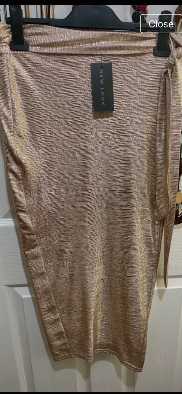 New Look wrap skirt. Glitzy party Christmas . New with tags
