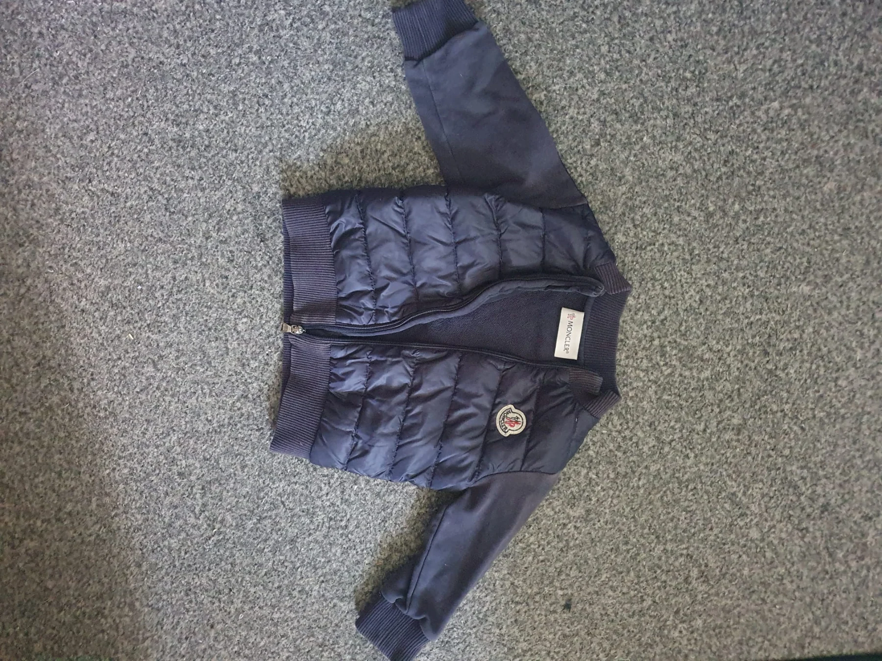 Monclear jacket 9-12 months navy