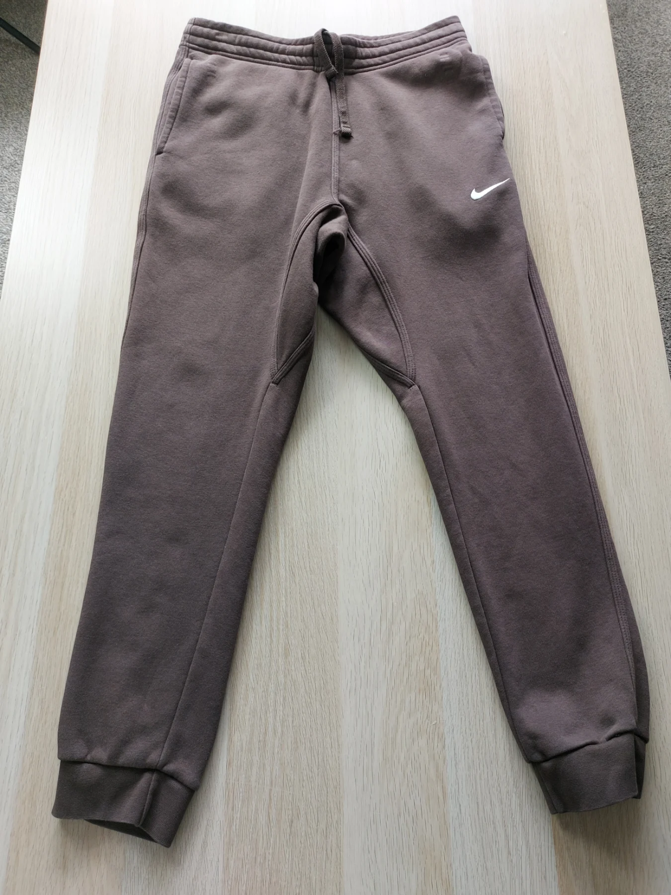 Nike Mens Club Fleece Joggers Brown Cacao Wow Sweatpants Pants Cuffed Medium M