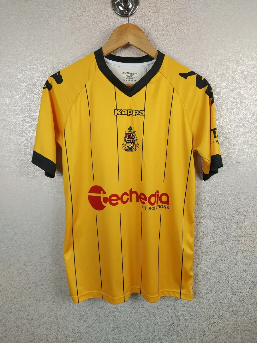Southport FC Kappa Home Football Shirt 2020 2021 #4 NHS Pure Business Size M VGC
