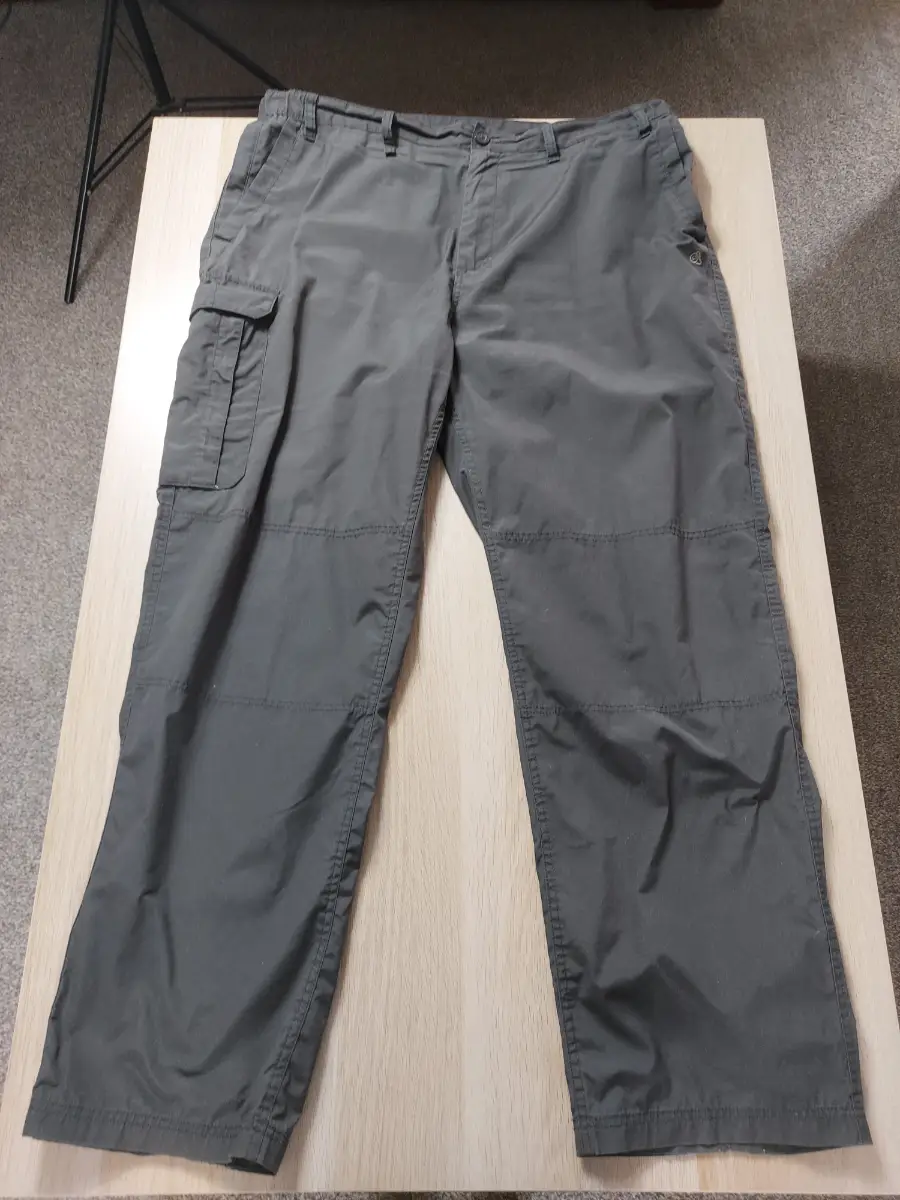 Craghoppers Men Cargo Trousers W42 L33 Long Grey Hiking Combat Pants Outdoors GC