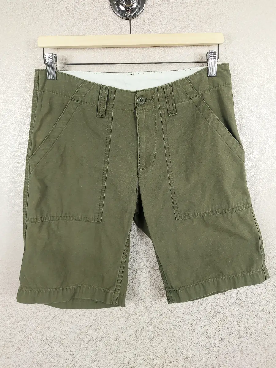 Carhartt Wip Haul Bermuda Shorts Men's W28 Green Fatigue Utility Cargo Chino