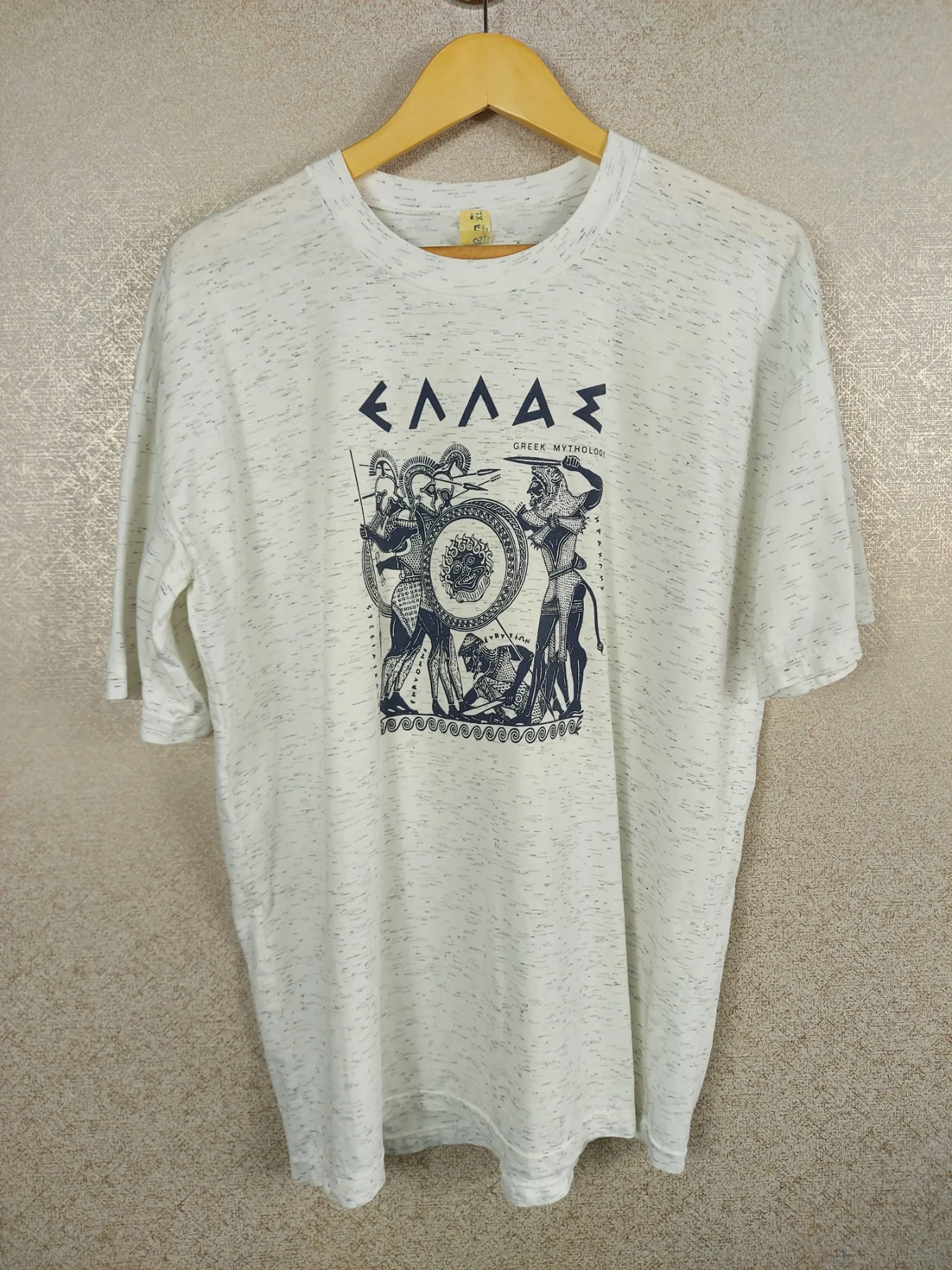 Vintage Greek Mythology T-shirt Men's XL Sparta Made In Greece Graphic Souvenir