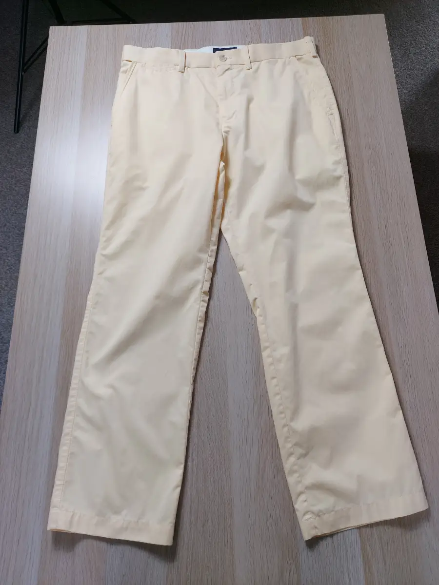 Blue Harbour Men Yellow Chinos Trousers W34 L29 Lightweight Breathable Pants VGC