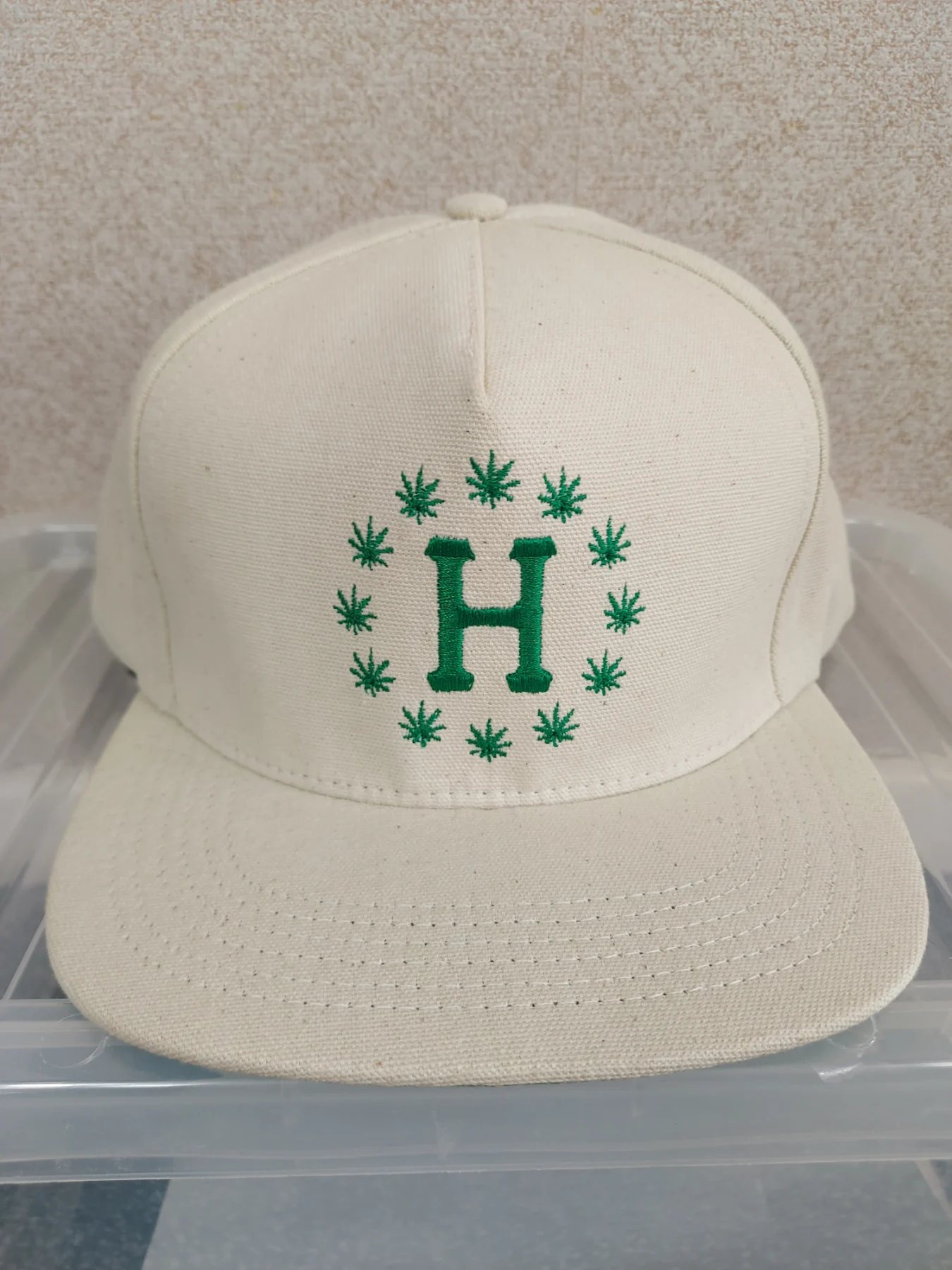HUF × High Times Snapback Hat Cap Cream 2012 Capsule Limited Edition Rare VGC
