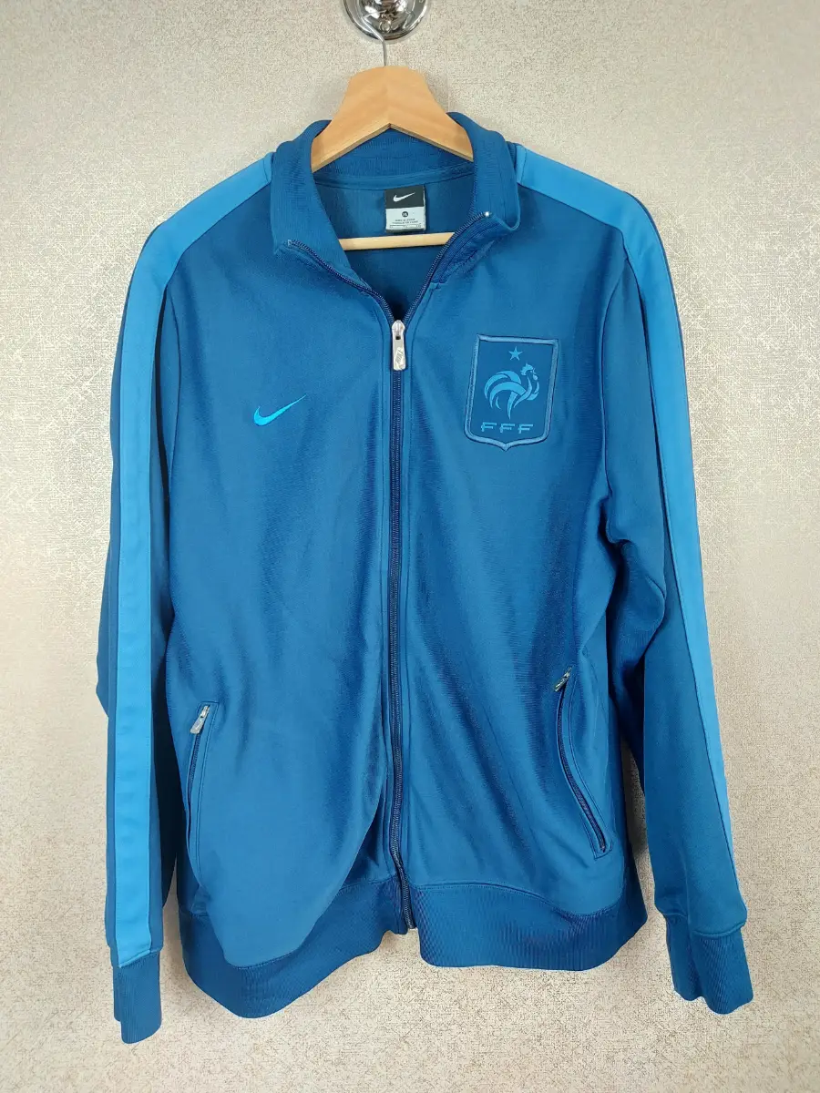 Nike France FFF 2012/13 Football Track Jacket Blue Men's Size XL