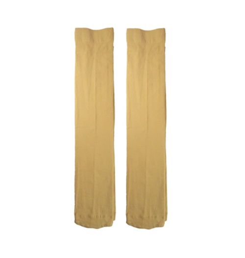 1 Pair of Tan Knee Highs Pop Socks 60 Denier Opaque Short Tights Boho Lagenlook