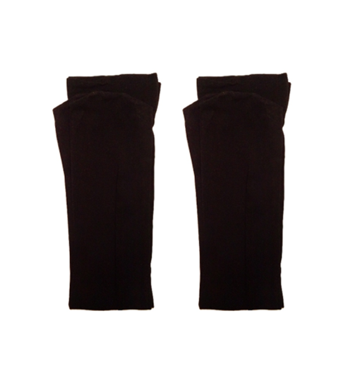 1 Pair of Black Knee Highs Pop Socks 60 Denier Opaque Short Tights Boho Lagenlook