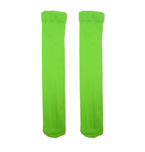 1 Pair of Bright Green Knee Highs Pop Socks 60 Denier Opaque Short Tights Boho Lagenlook