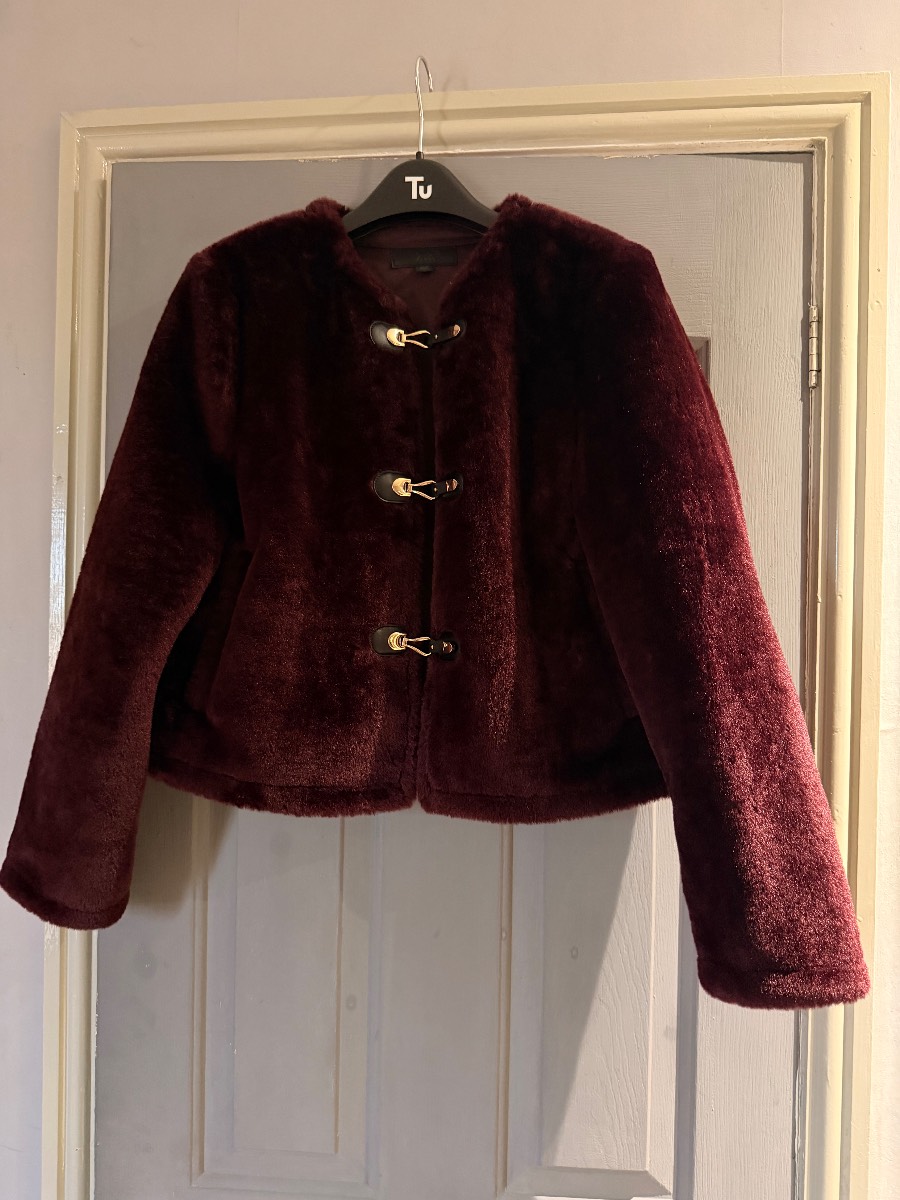 Zara faux fur jacket