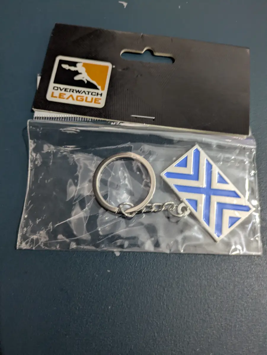 New York Excelsior Overwatch League keyring
