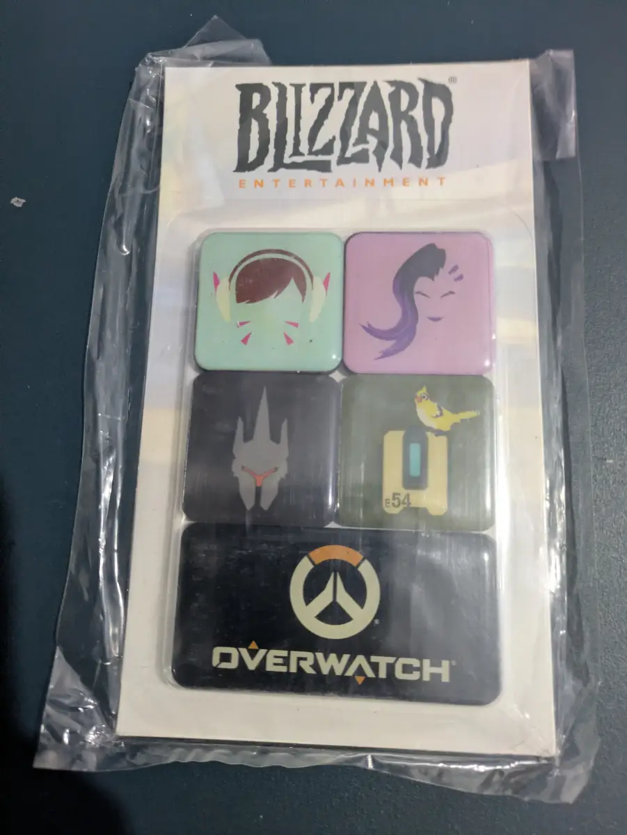 Overwatch fridge magnets set 2