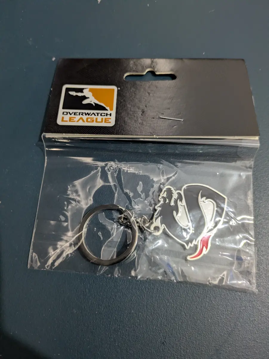 Shanghai Dragons Overwatch League keyring