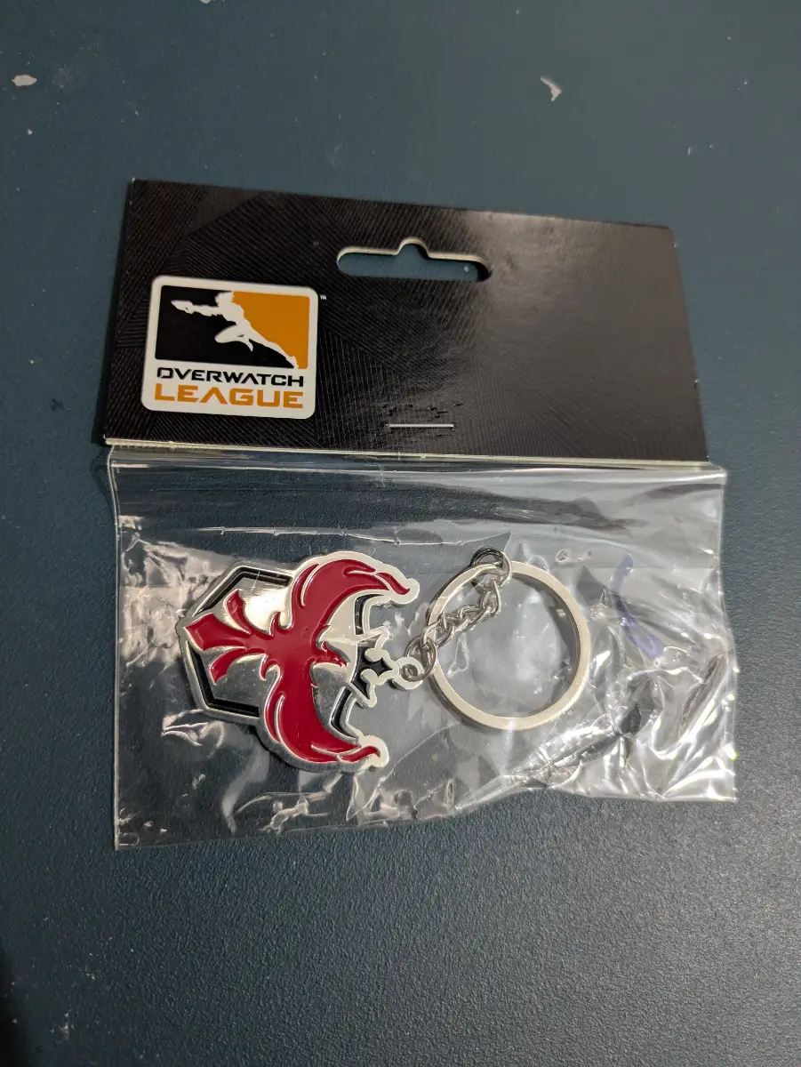 Atlanta Reign Overwatch League keyring