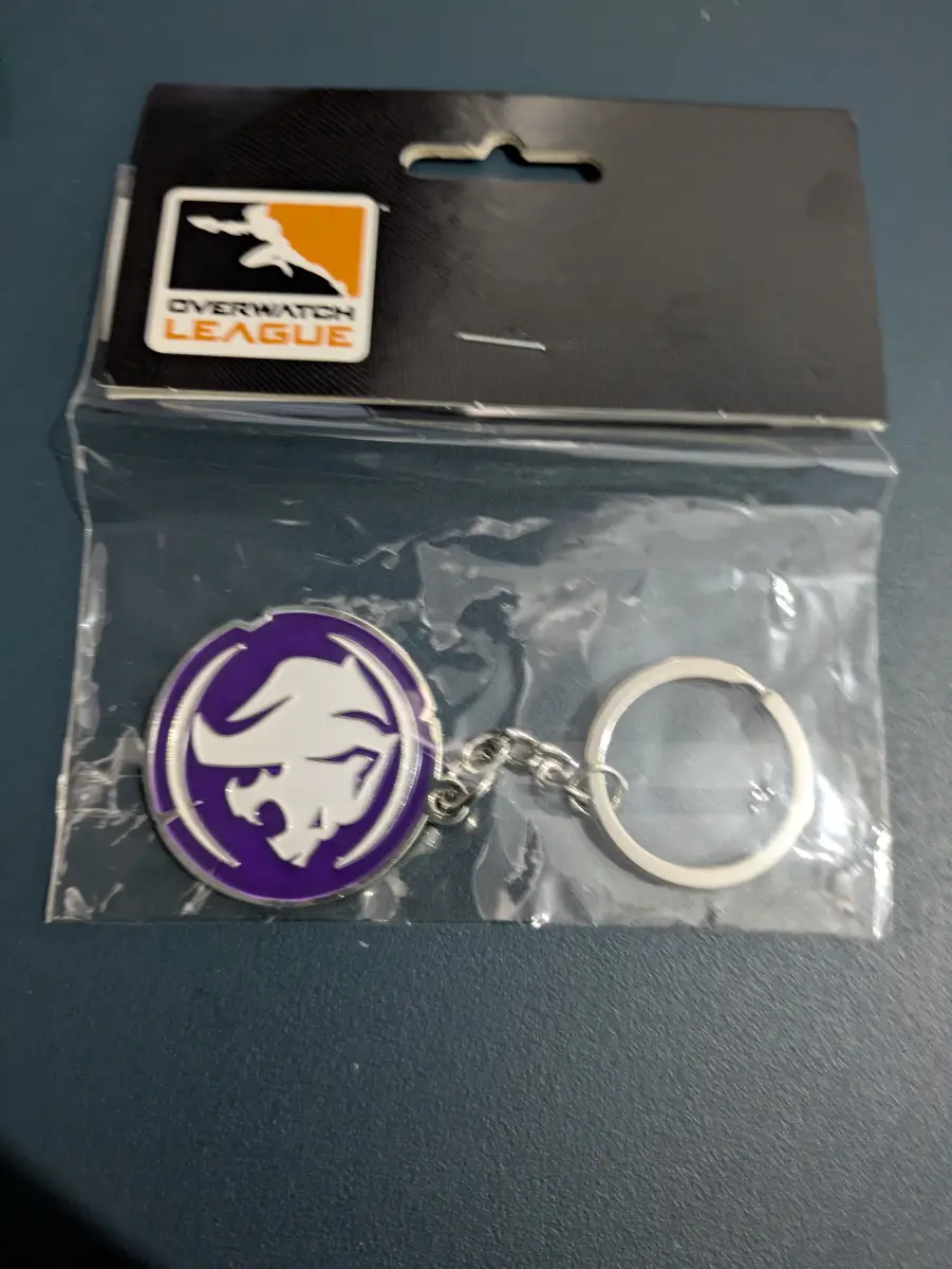 Los Angeles Gladiators Overwatch League keyring