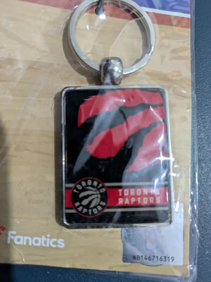 NBA Toronto raptors keyring