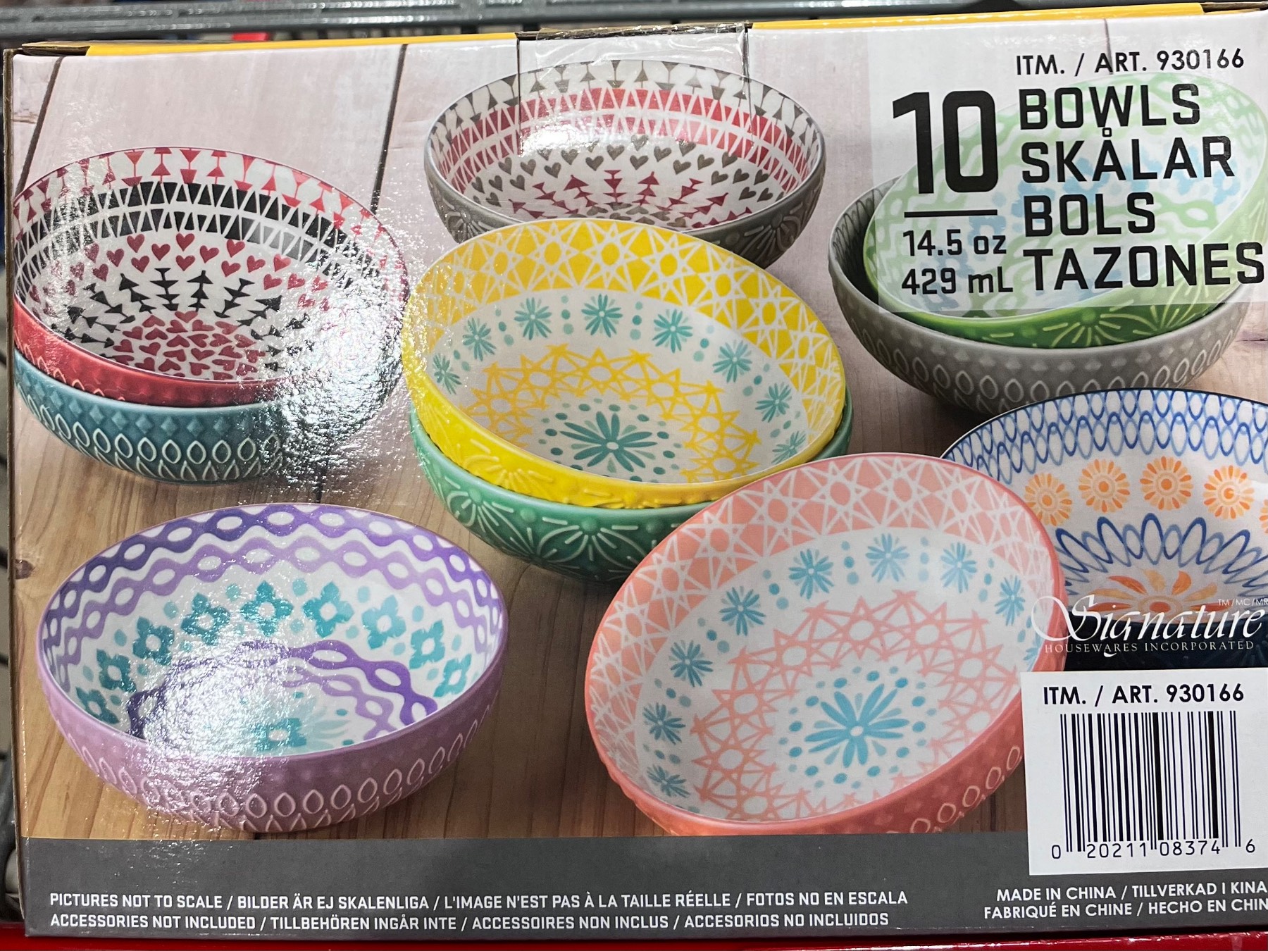 Stoneware bowls 10 pieces set brand new