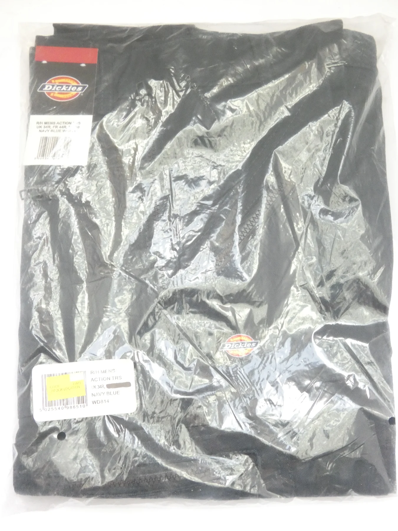 Dickies work trousers Mens UK 34R Navy blue (New)