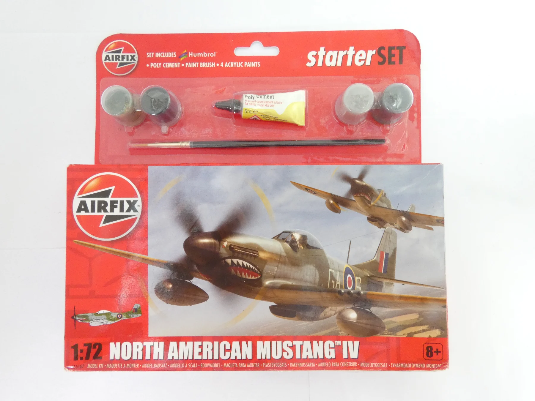 Airfix North American Mustang Mk.IV Starter Set