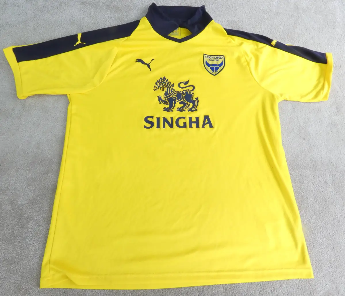 Oxford United 2018/2019 Home Football Shirt- Puma- Size extra large XL