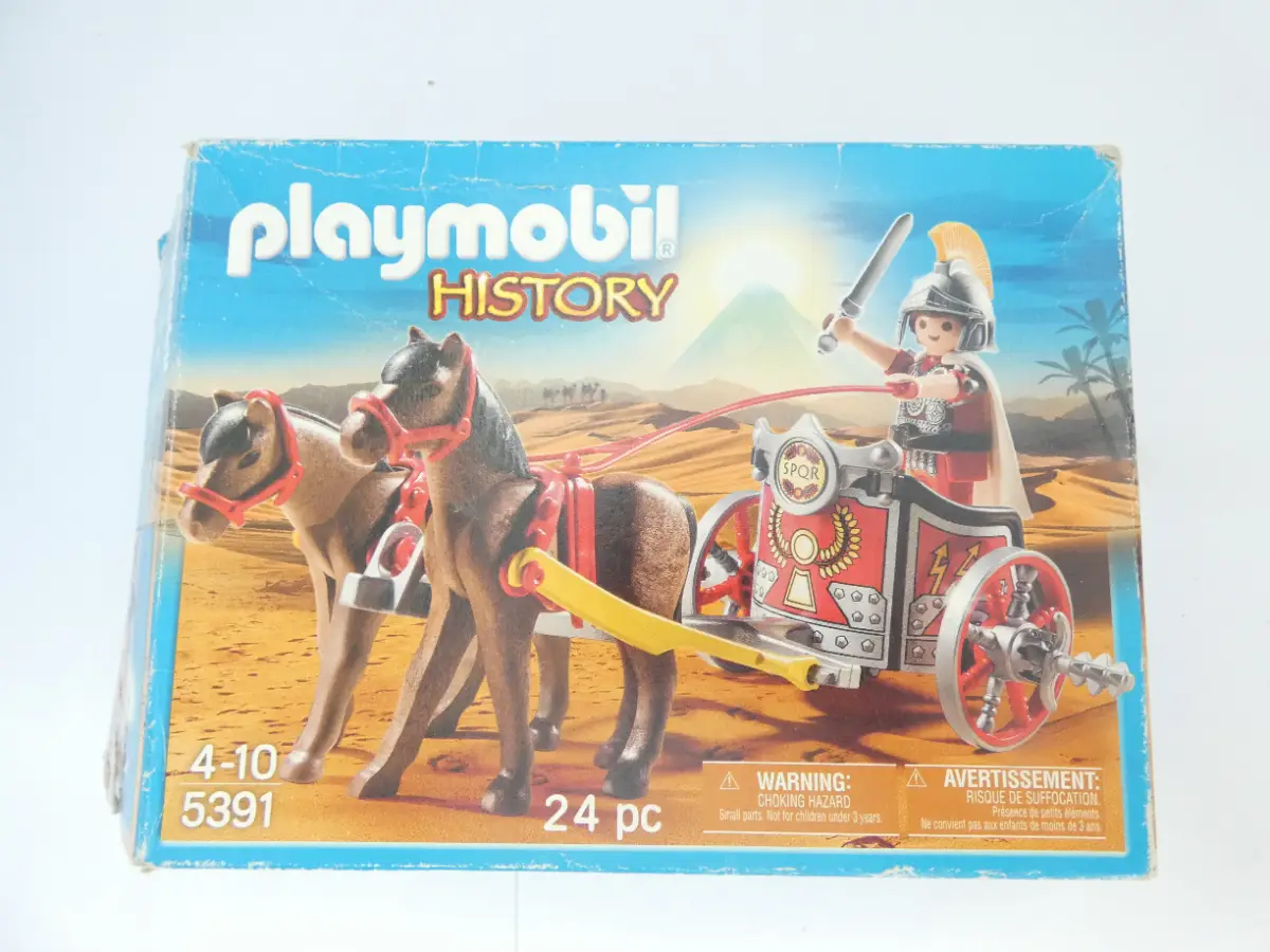 Vintage playmobil History Roman chariot set number 5391 (New)