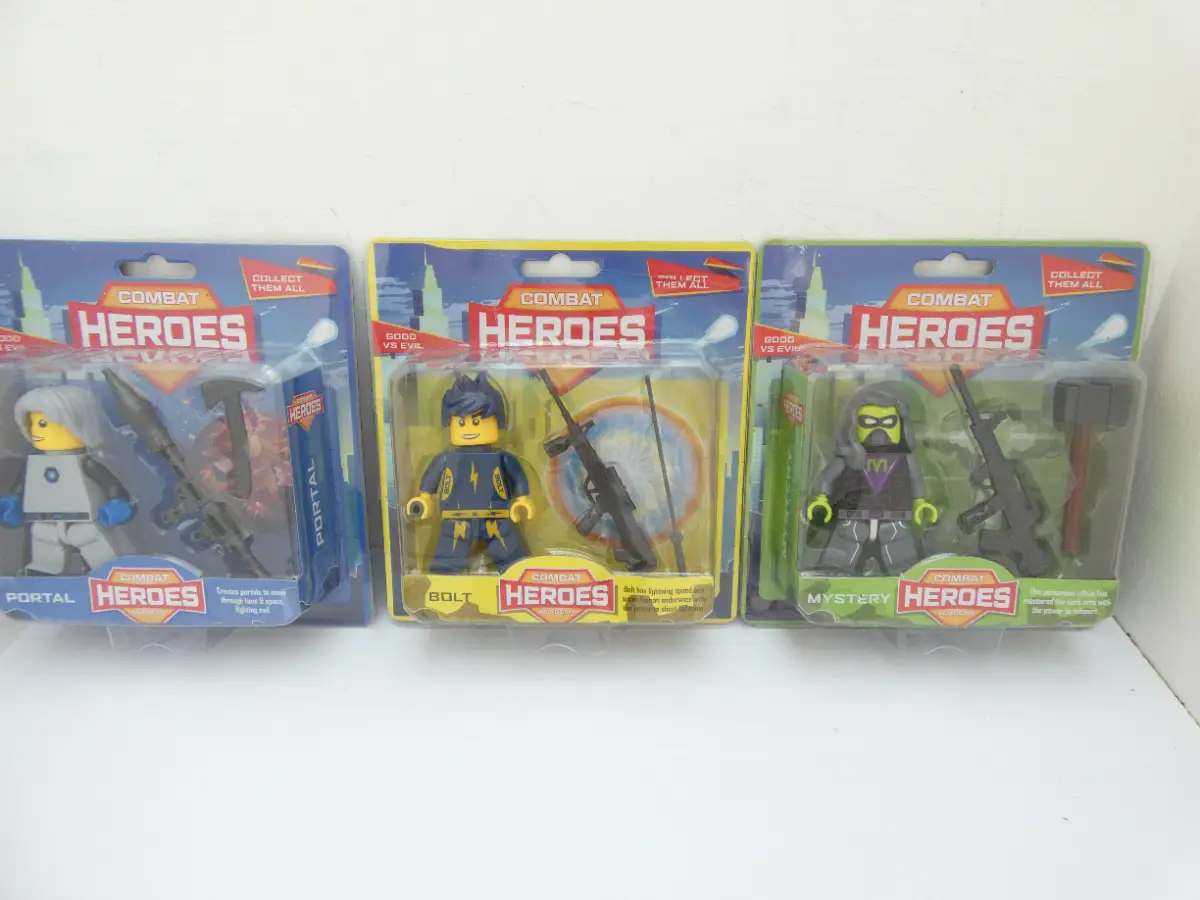 Bundle 3 x Combat Heroes bundle Bot, Mystery and Portal