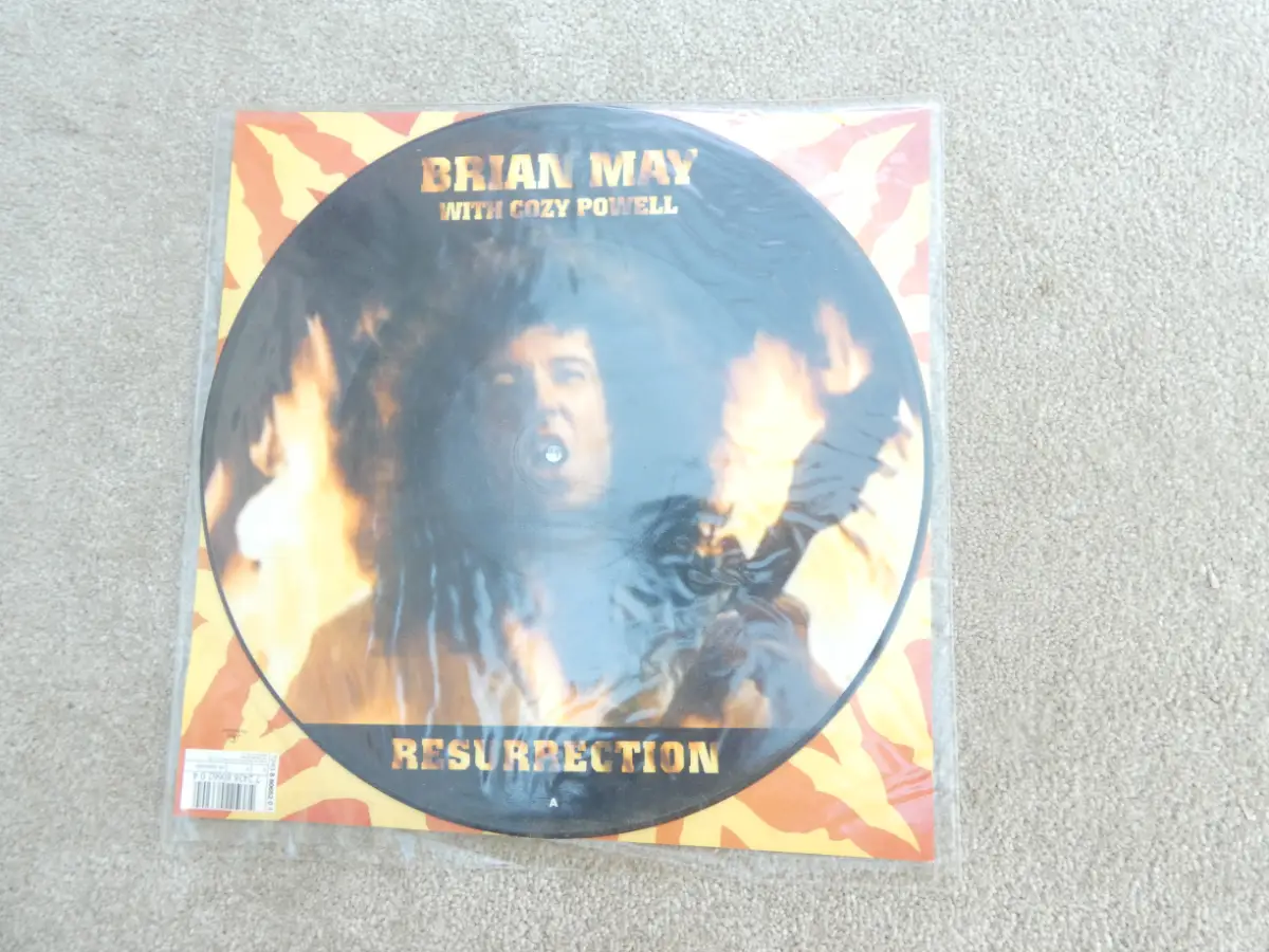 Brian May and Cozy Powell 12”picture disc "Resurrection" 1993 UK press Queen