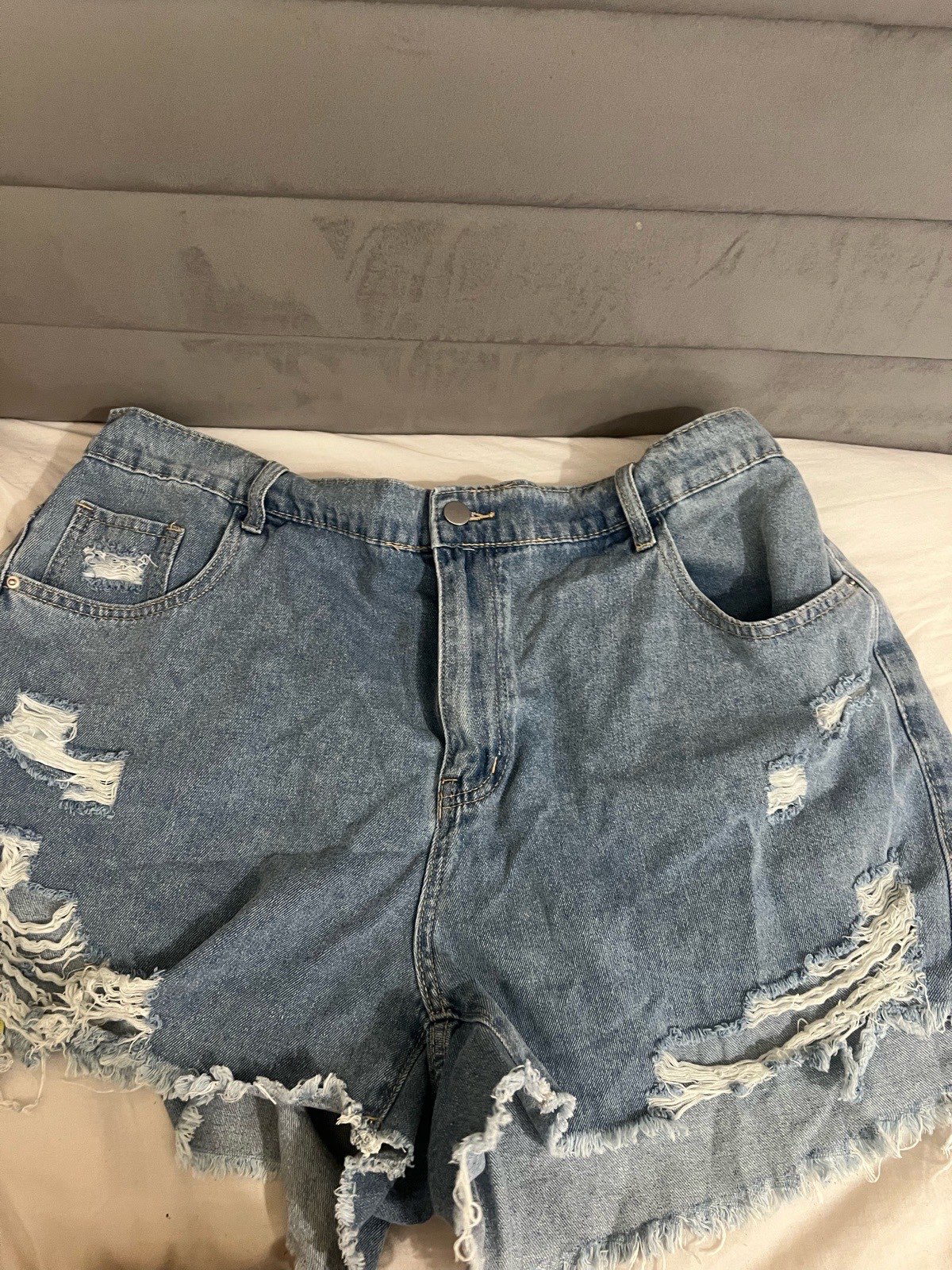 denim shorts