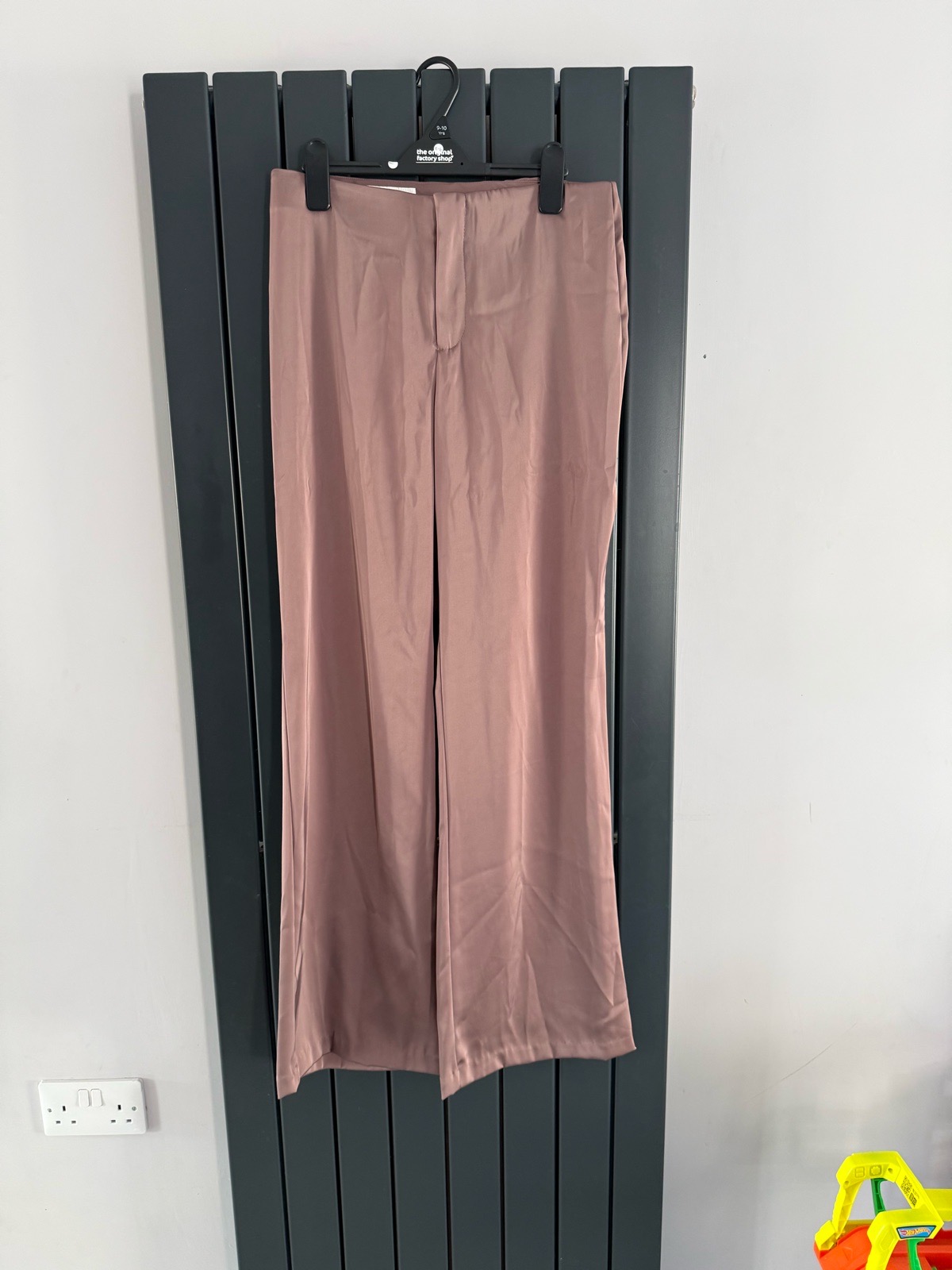 Ladies zara satin trousers size Medium