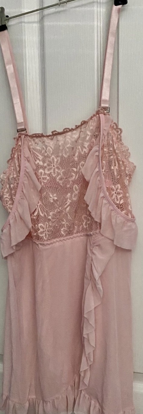 Vintage style pink/peach nightie 14