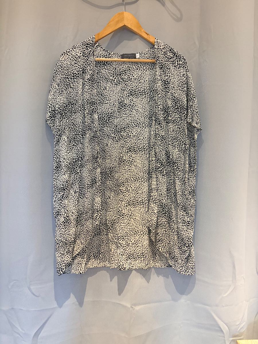 Mint Velvet Animal Print Kimono/Cardigan Cover-Up – Size S/M