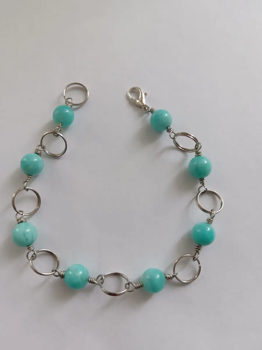 Amazonite adjustable Bracelet