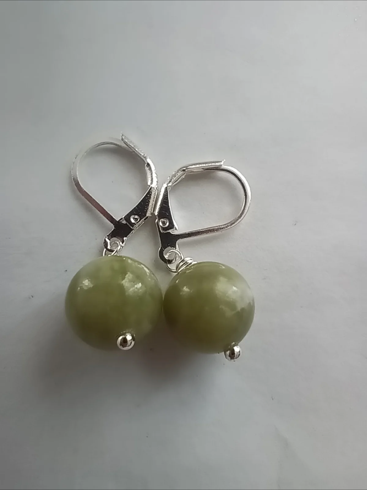Jade earrings