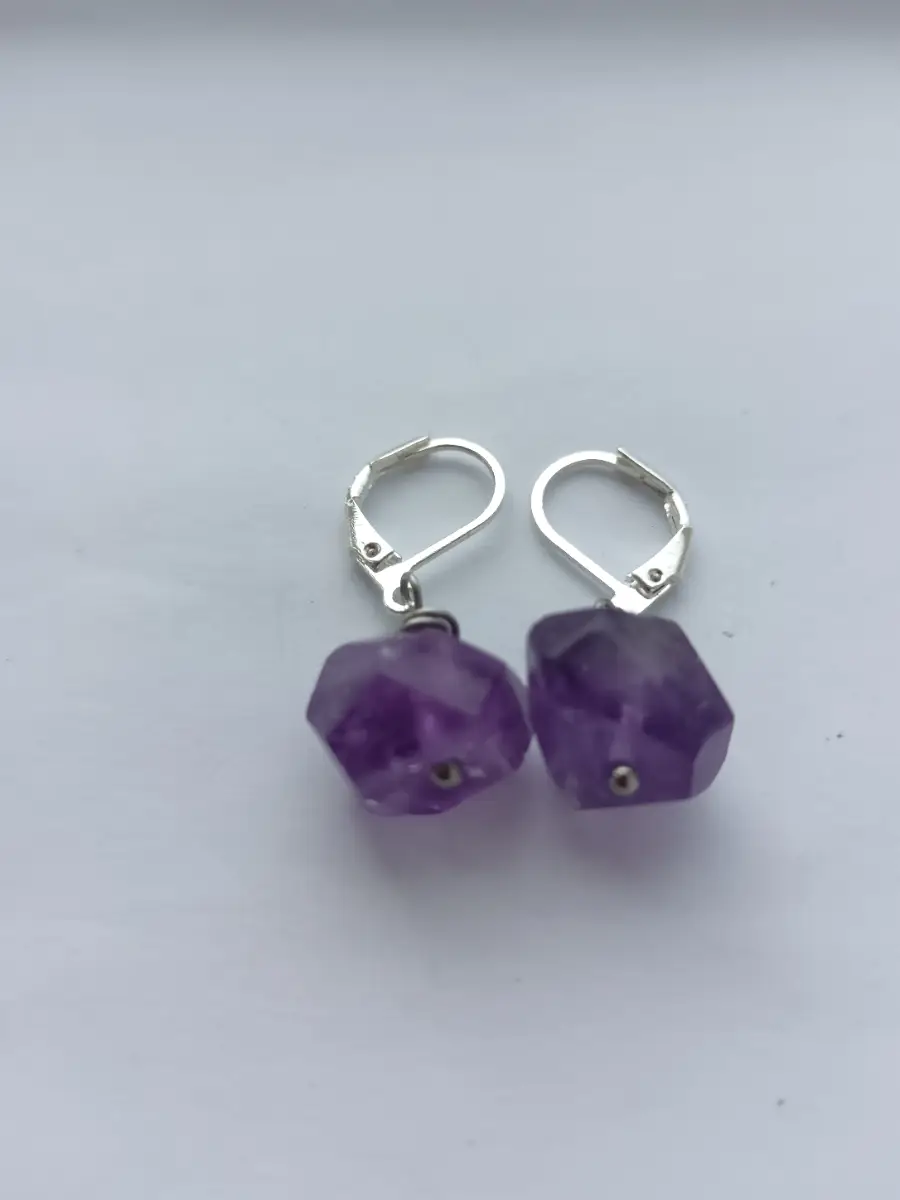 Amethyst earrings