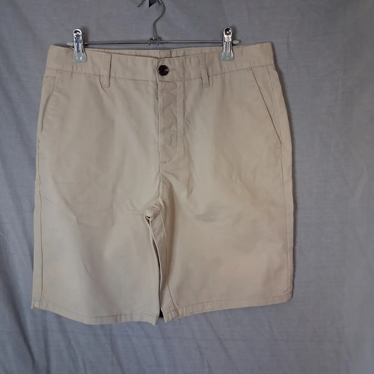 Men's Primark Cares Beige Chino Shorts - W30 Straight Fit
