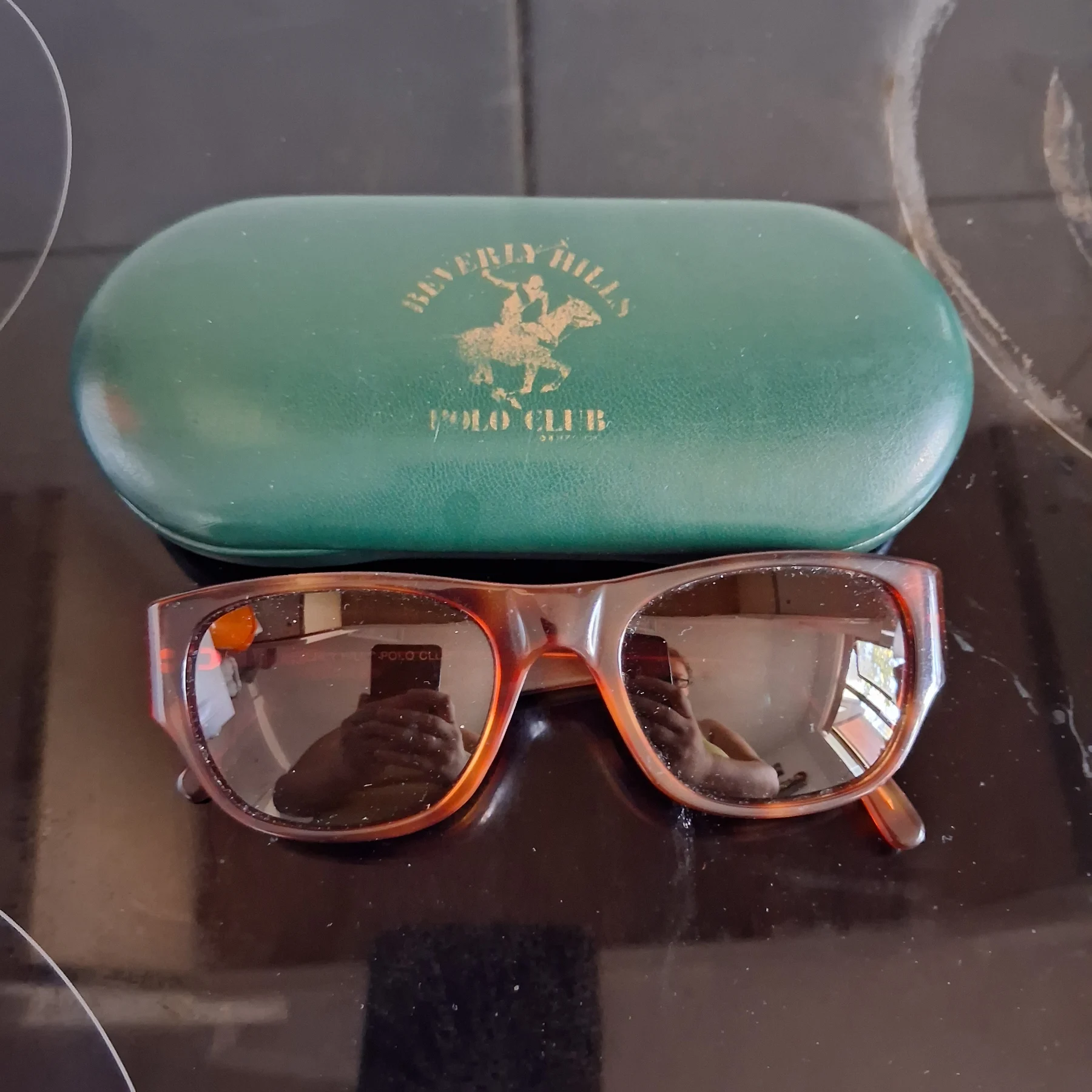 Vintage Beverly Hills Polo Club Sunglasses Tortoiseshell Frame with Case | Made in Italy