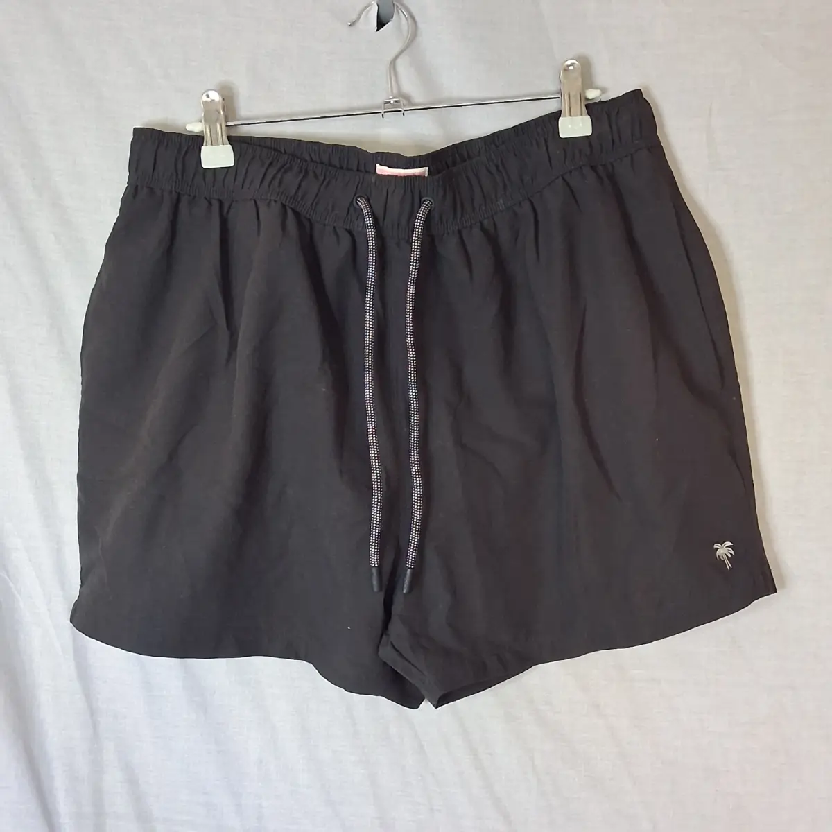 Next Swimwear Black Mesh Lined Swim Shorts — Men's Size Large (L)