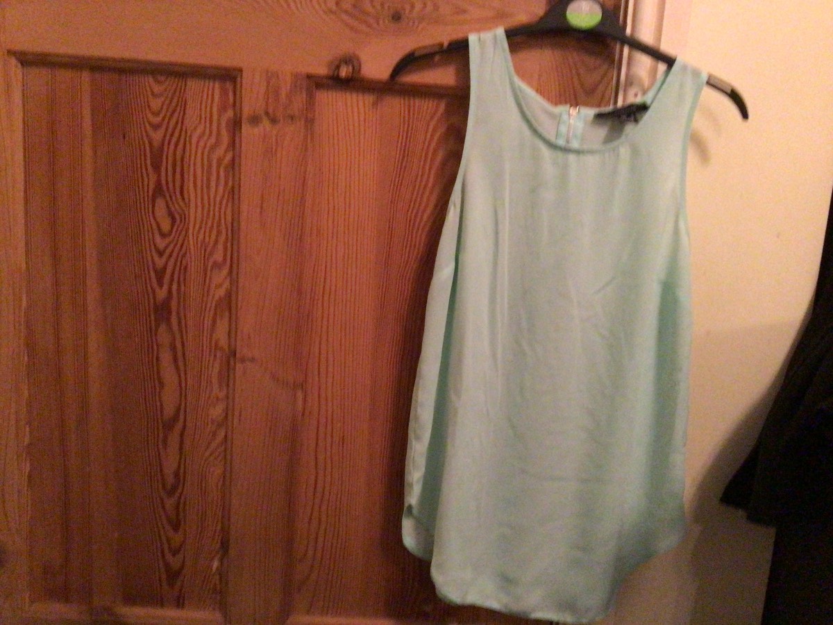 Lime green top sleeveless