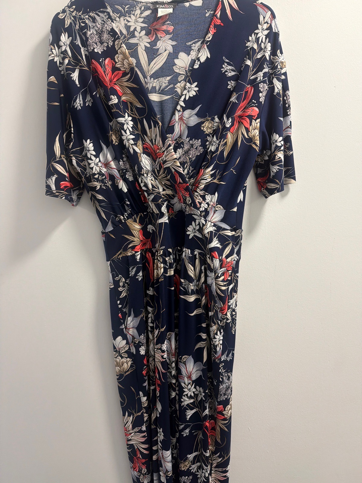 kim&Co Floral Jumpsuit Uk 12