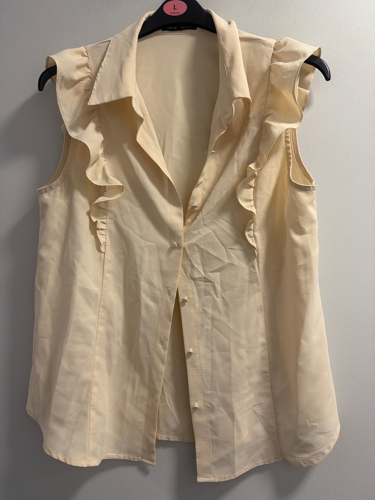 Shein Cream Blouse Uk 12