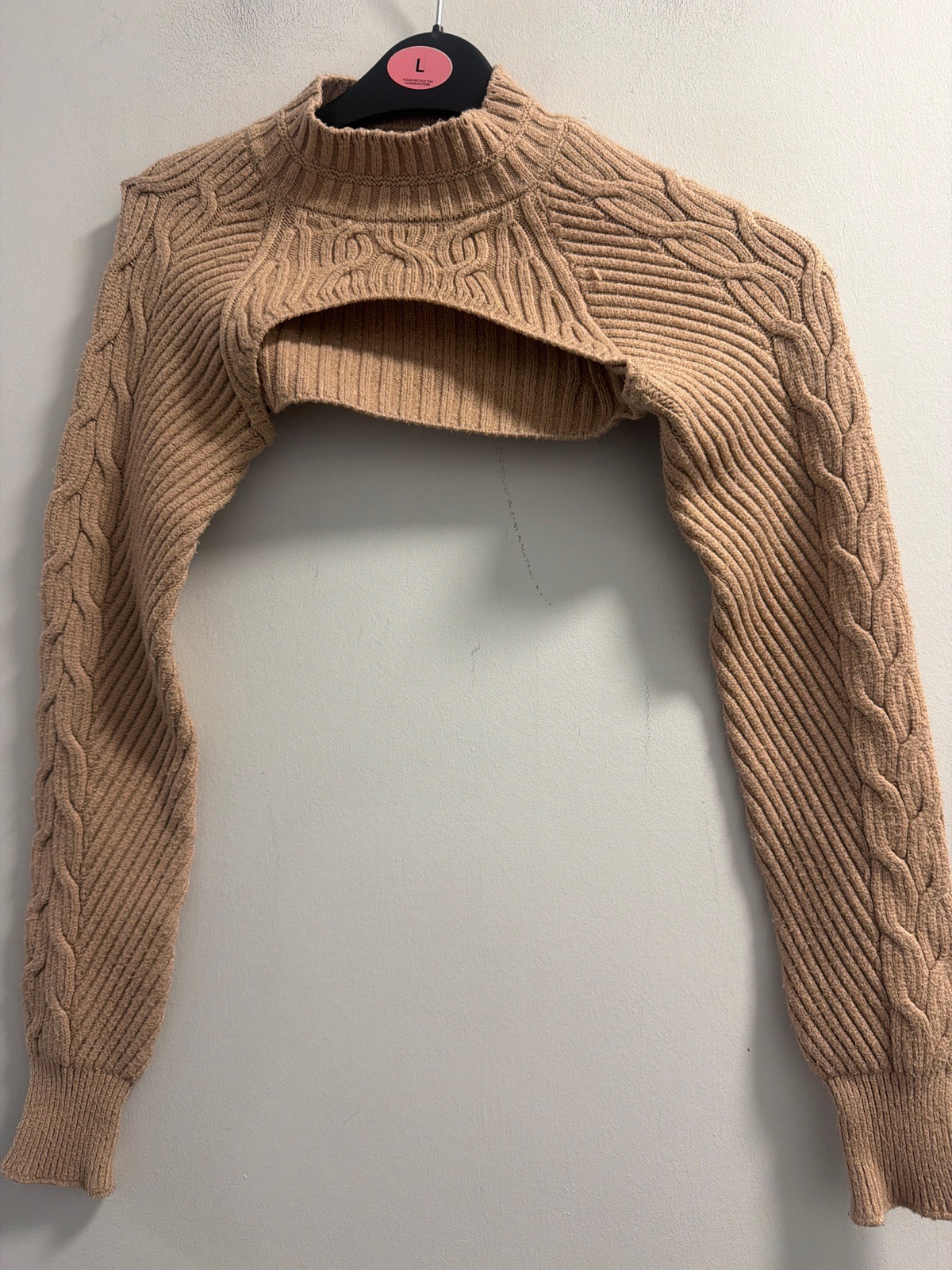 River Island Knitted Cropped Jumper Uk 6