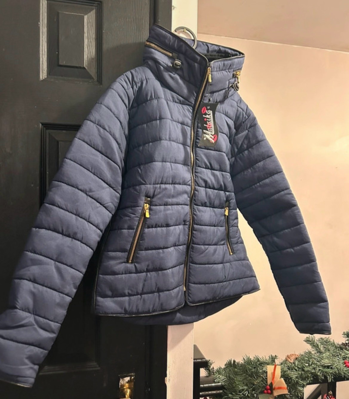 Malaika Navy Blue Coat