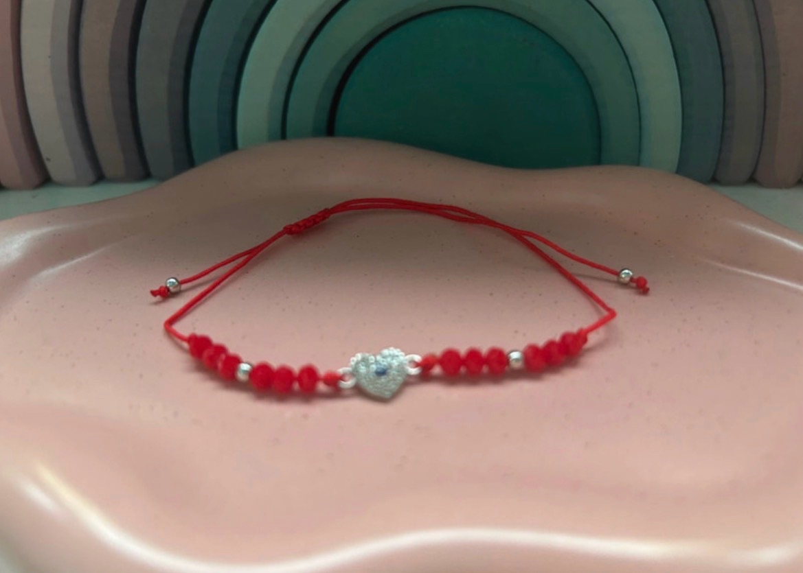 Red Evil eye string bracelet