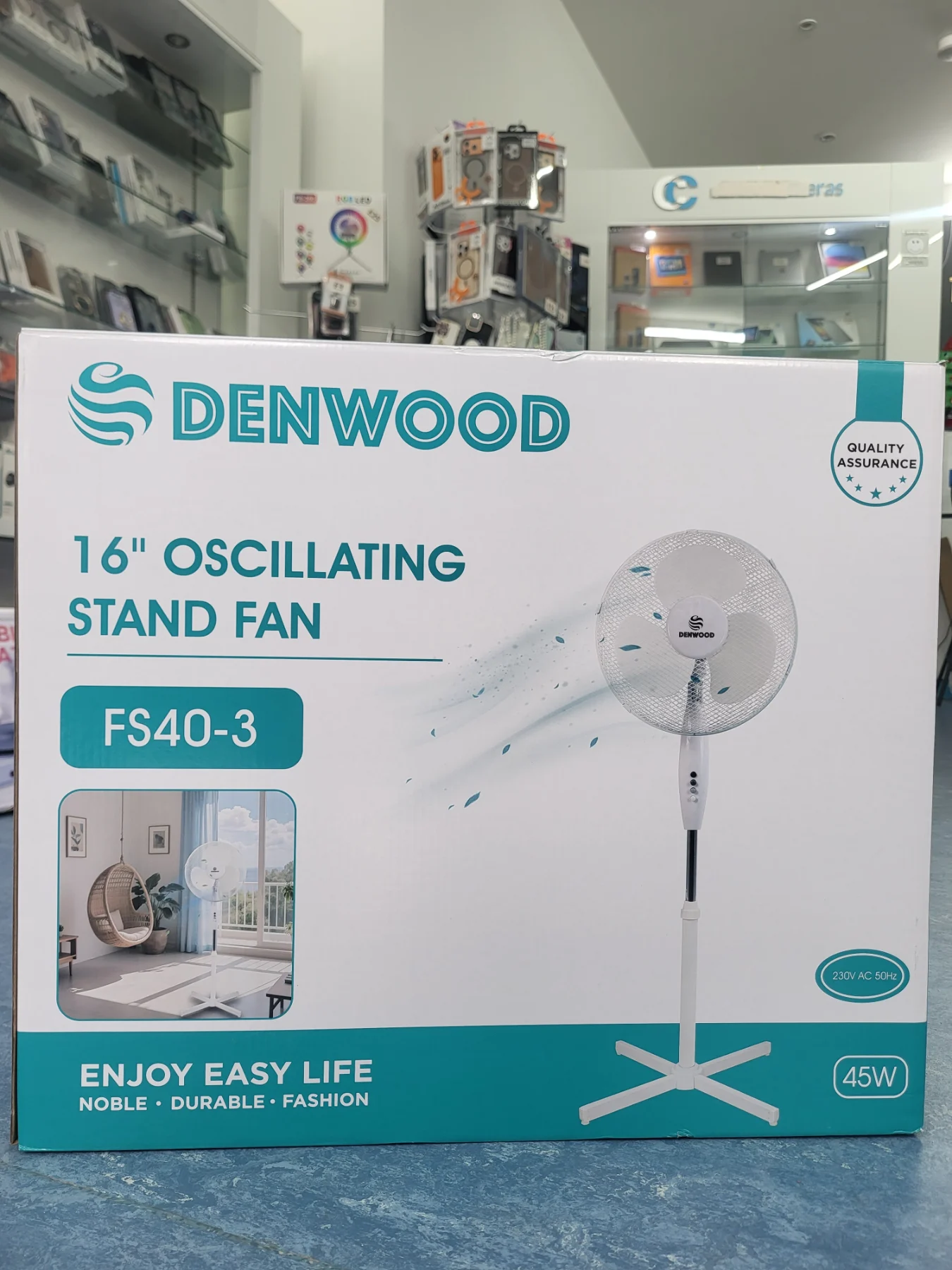 Denwood 16" Oscillating stand fan