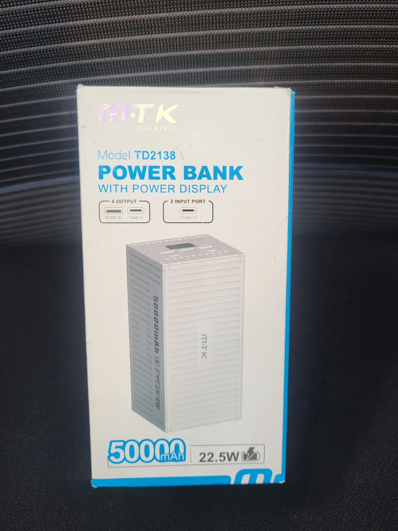 M.T.K model TD2138 power bank - 50000mAh