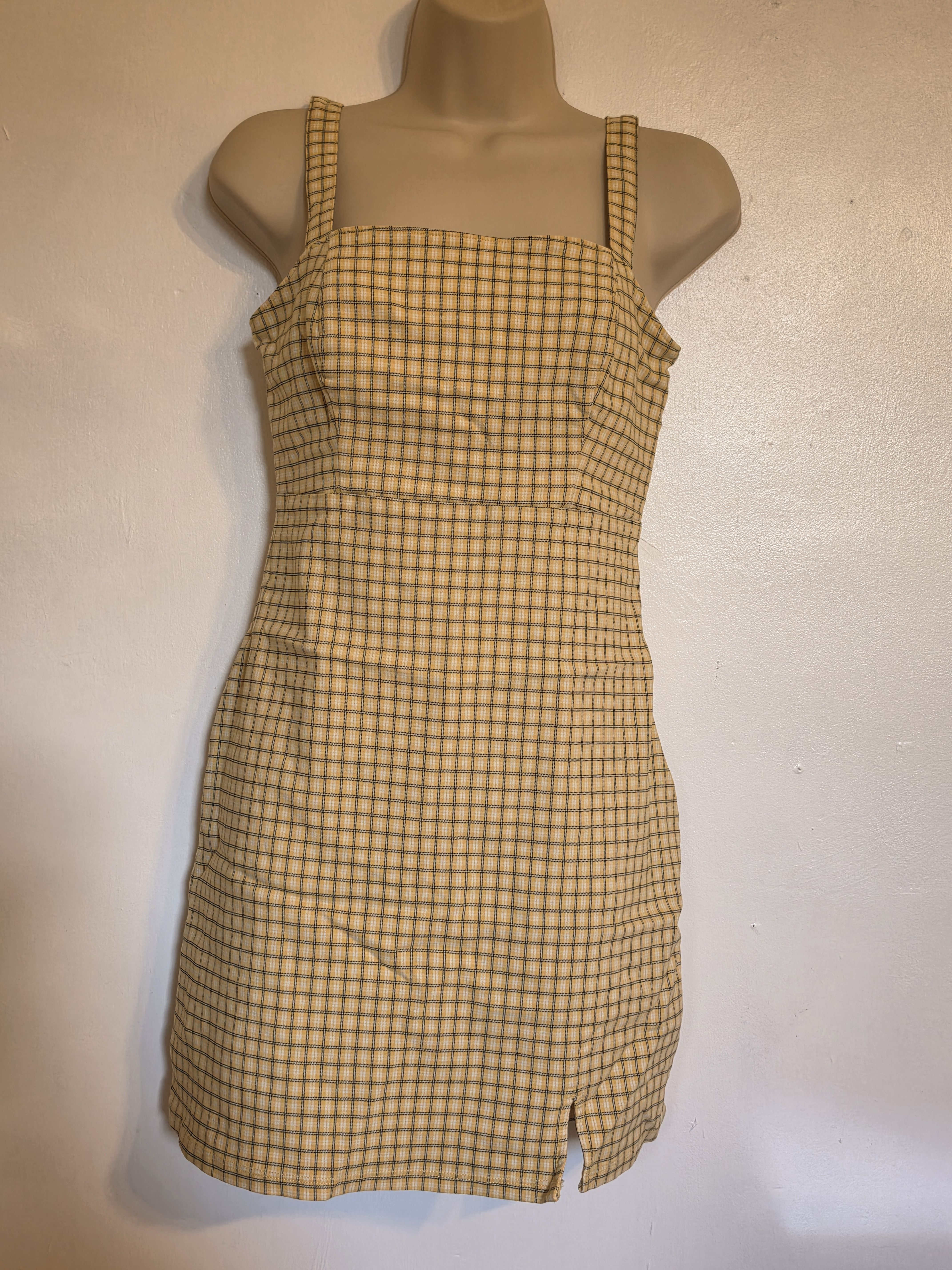 Hollister yellow summer dress size 14